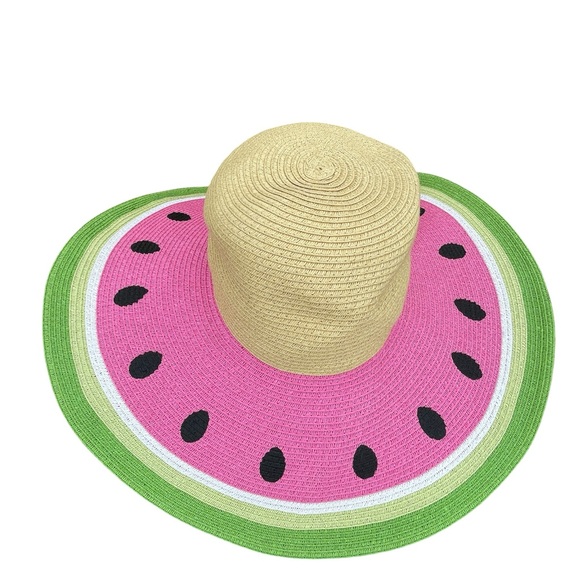 August Hat Company Floppy Watermelon Sun Hat - Picture 1 of 7